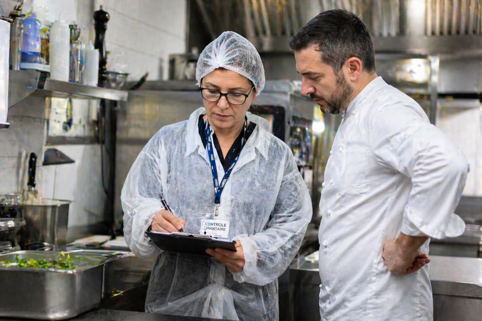 Checklist de v&eacute;rification lors d'un contr&ocirc;le sanitaire en restauration