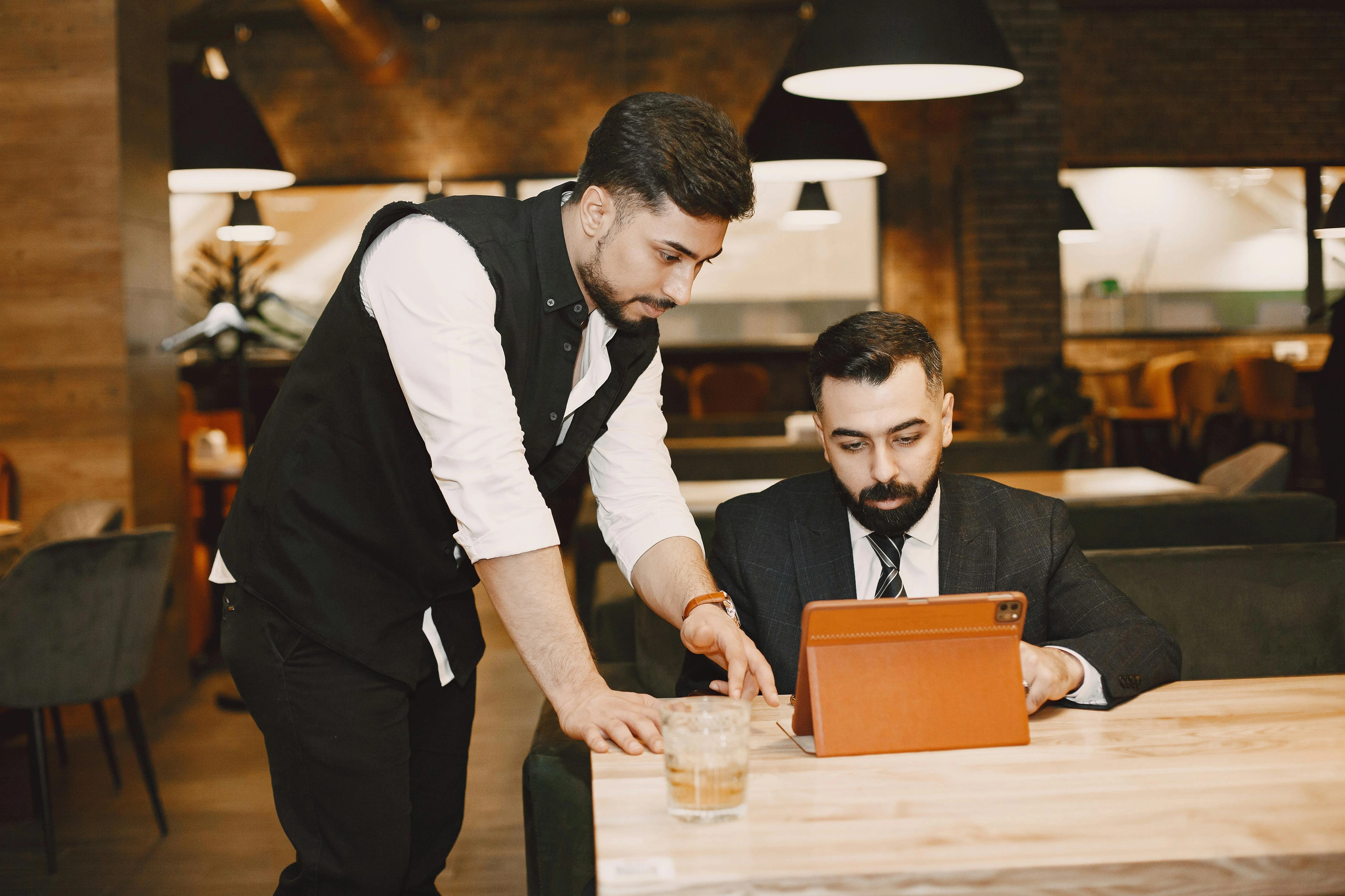 Logiciel de gestion restaurant sur tablette en salle